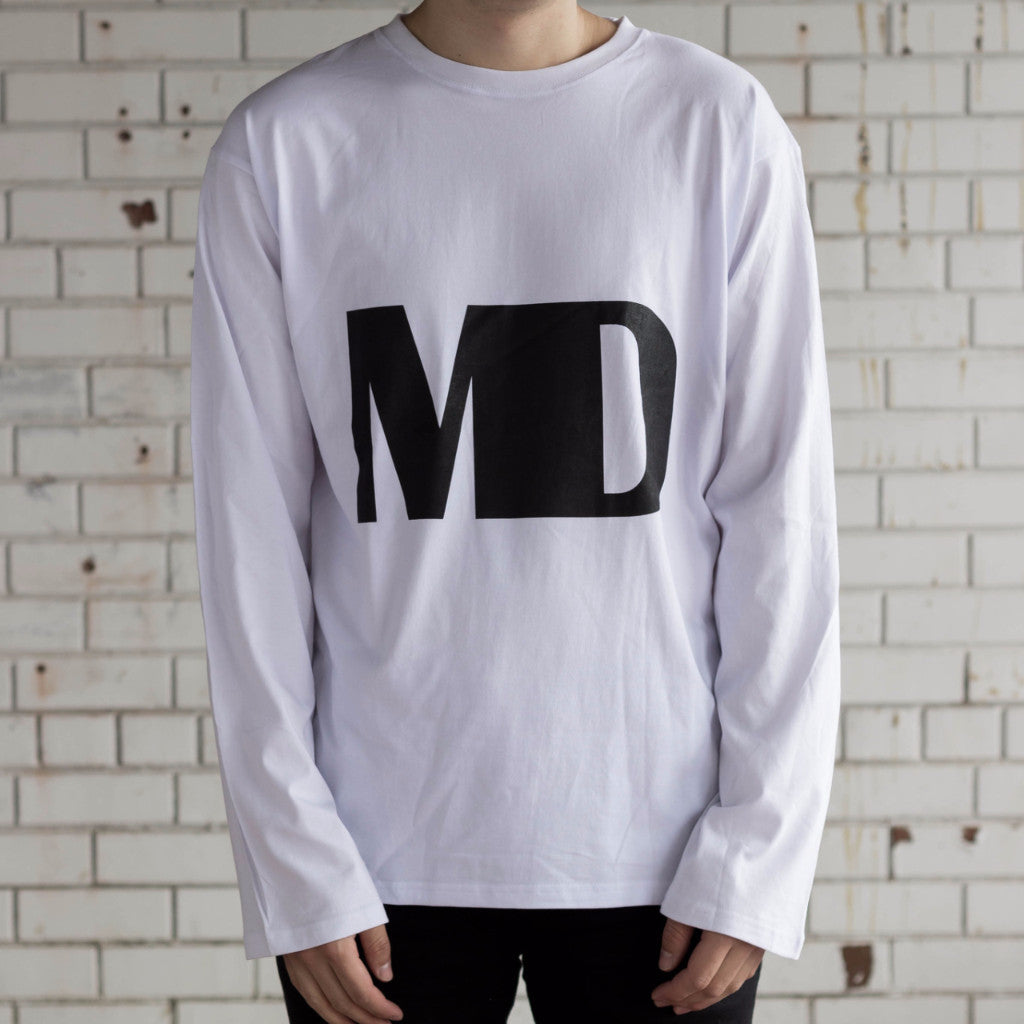 MD Oversized Extended Long Sleeve Tee (Snow)