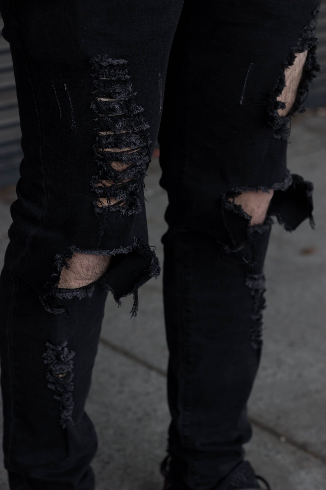 Season 5 MD Distressed Black Skinny Jeans.