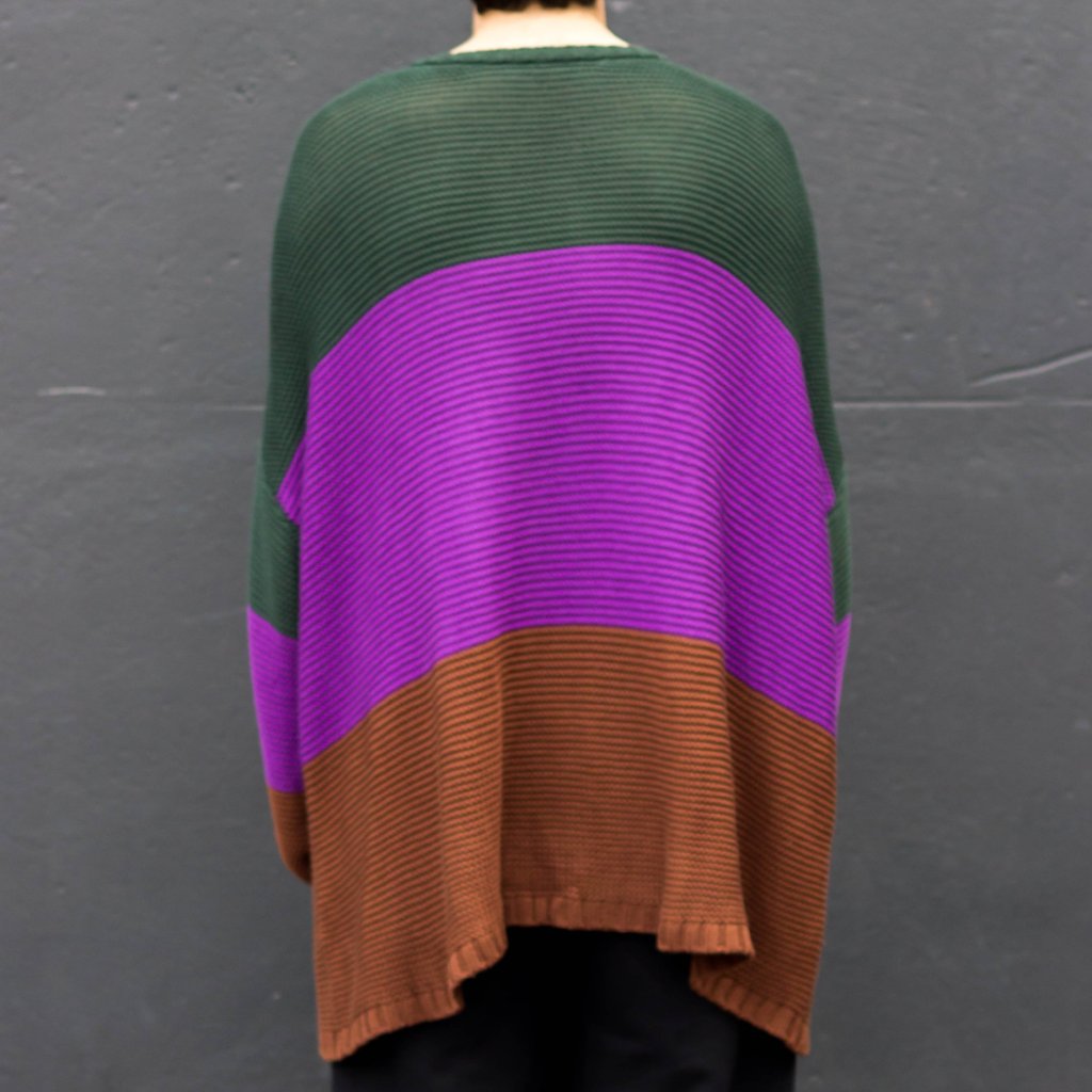 Season 7 Oversized Tri- Colour Drop Shoulder Sweater